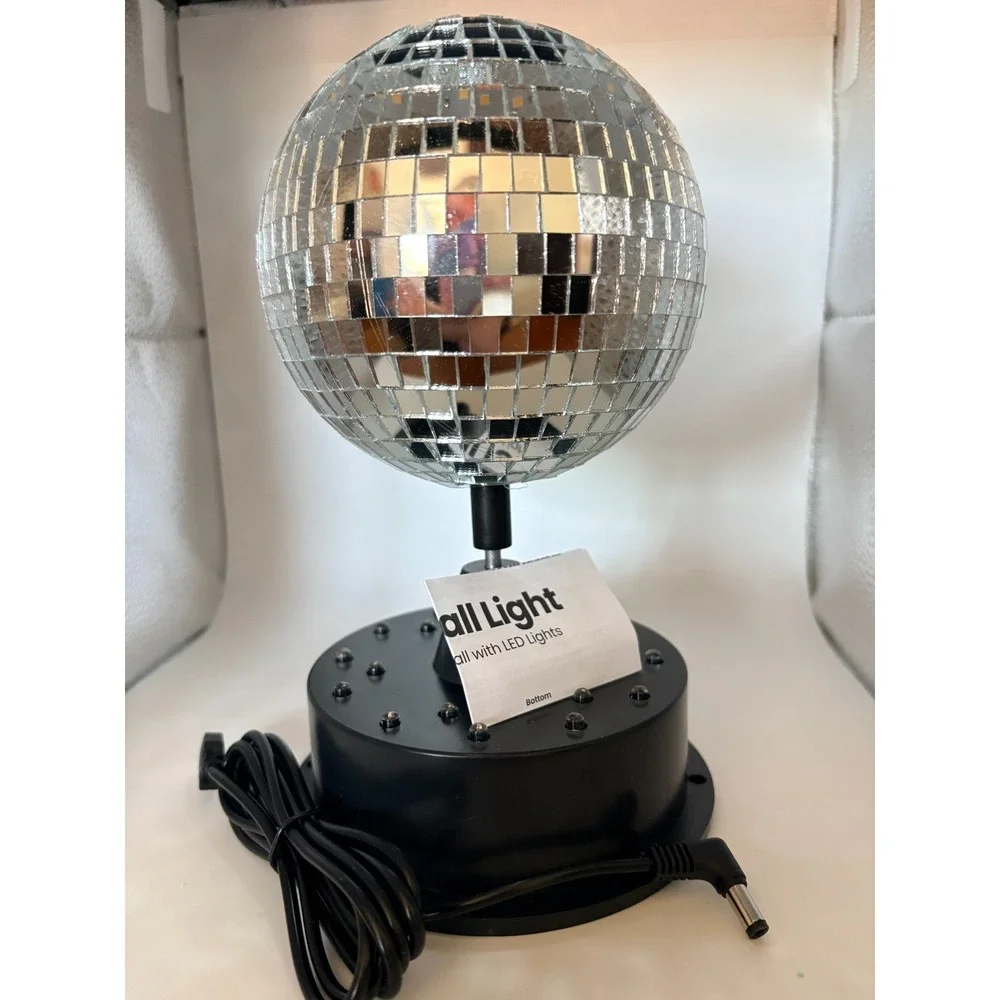 Chug Rotating Disco Ball with LED Lights - NIB